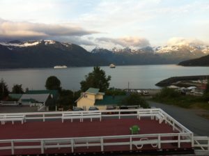 View from Haines Alaska Hotel Room