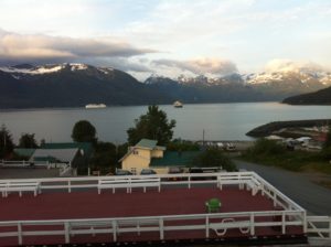 View from Haines Alaska Hotel Room