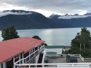 View from Haines Alaska Hotel Room