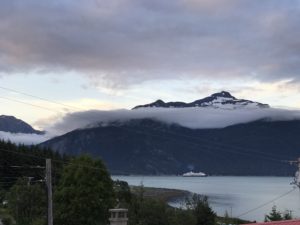 View from Haines Alaska Motel Room
